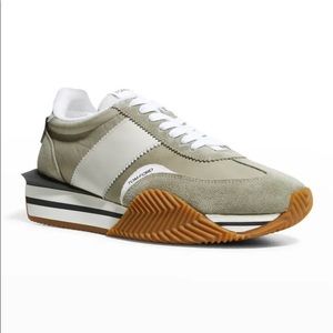 Tom Ford James Colorblock Platform Low-Top Sneakers